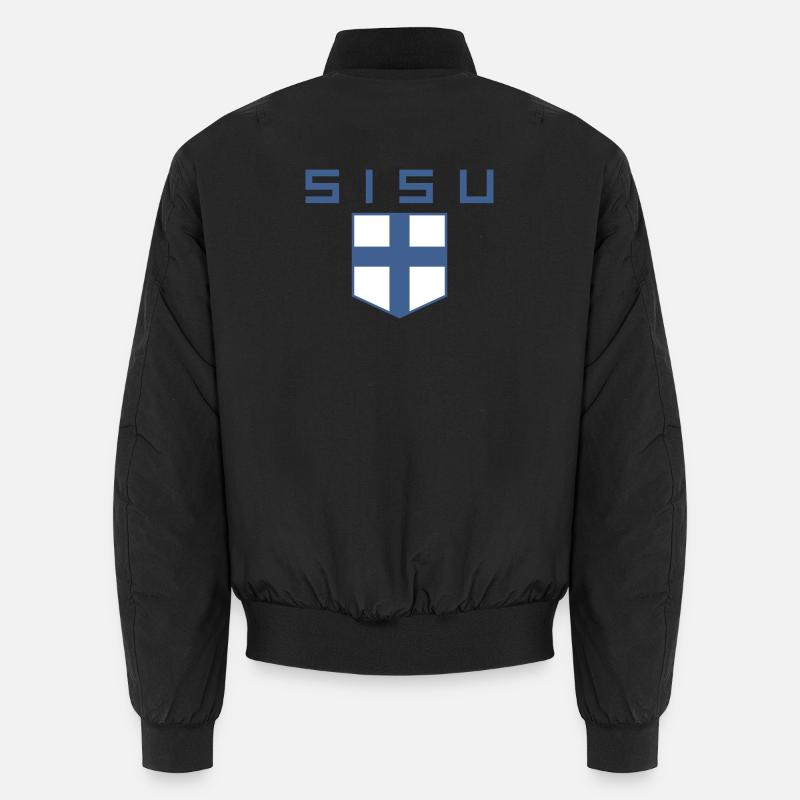 sisu - Unisex Bomber Jacket - black
