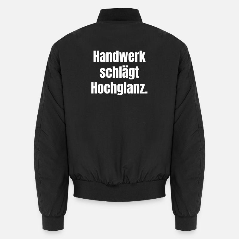 Craftsmanship beats high gloss Unisex Bomber Jacket
