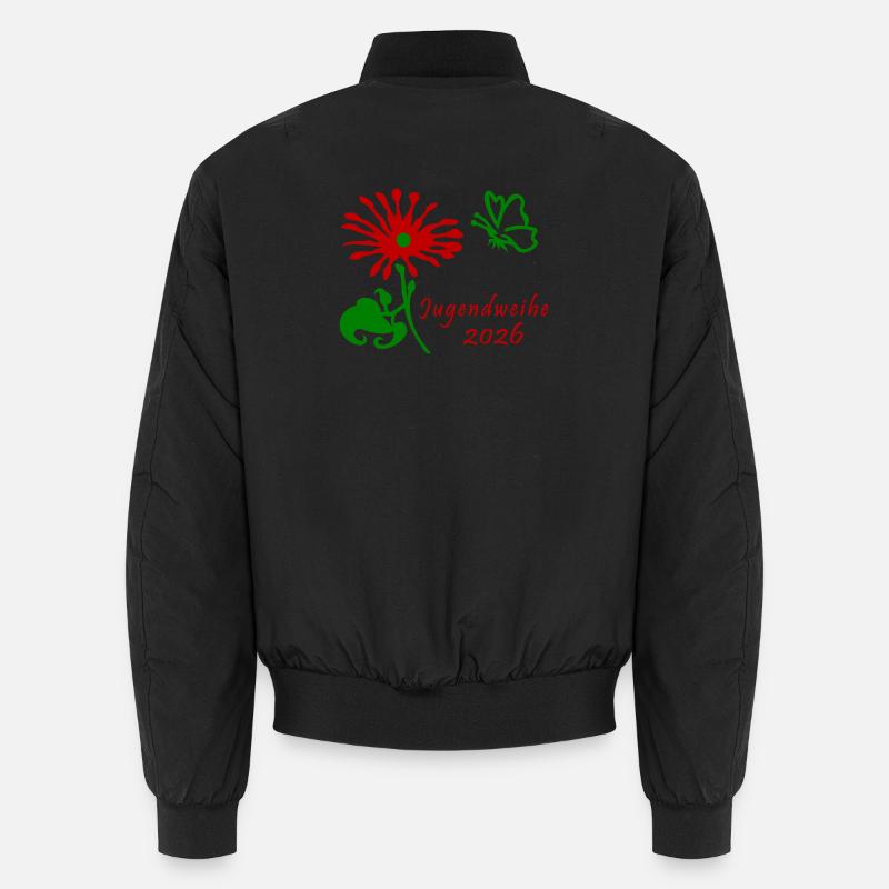 Consécration de la jeunesse 2026 Fleur et Papillon Bomber unisexe
