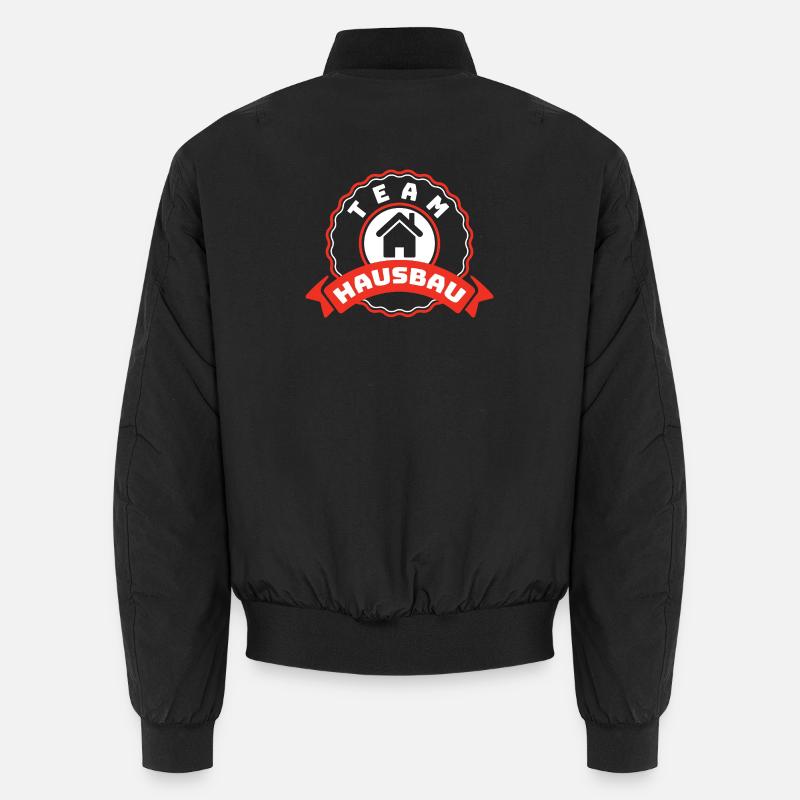 Chemise emblème de l’équipe de construction de maison Bomber unisexe