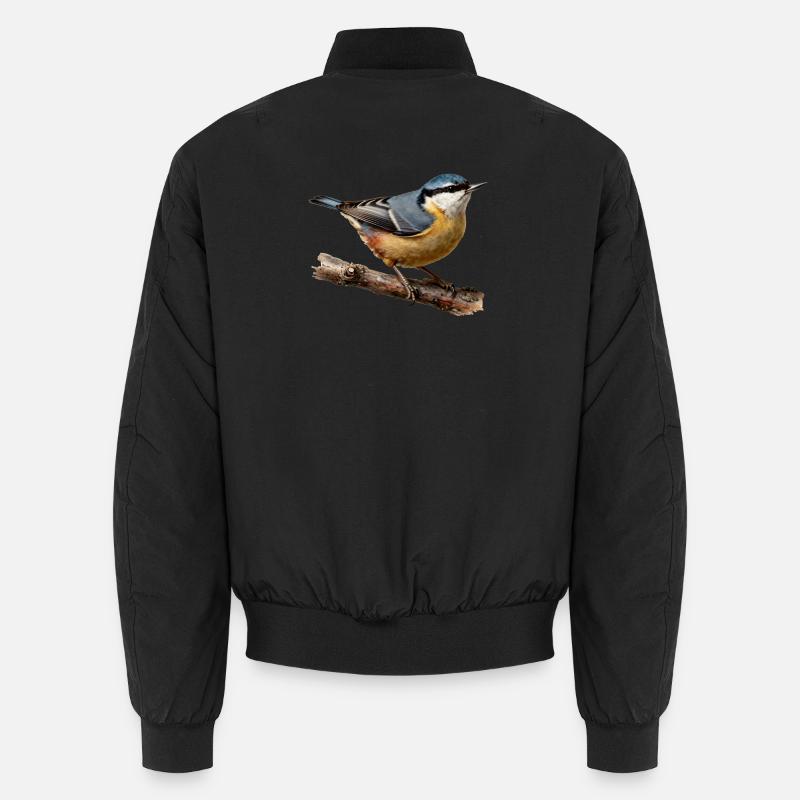 Sittelle torchepot sur branche Bomber unisexe