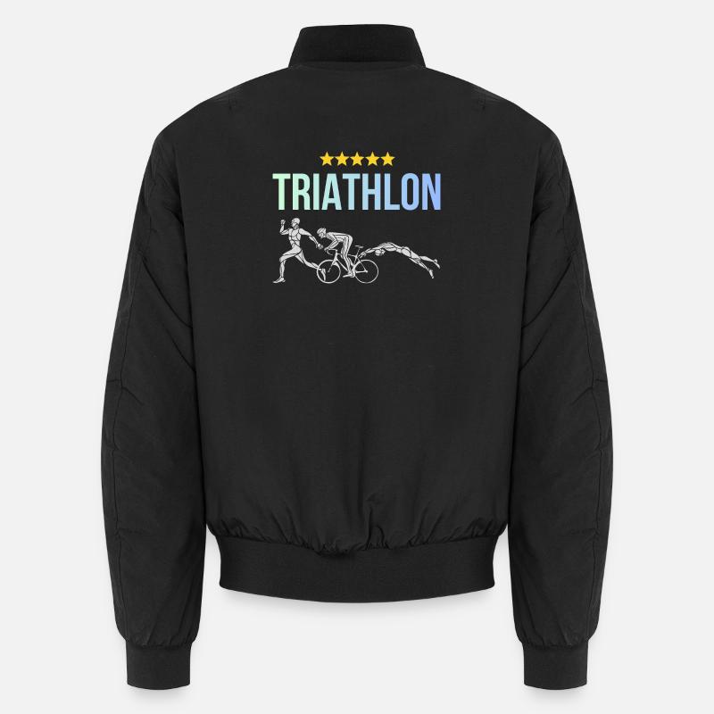 Triathlon - Unisex Bomber Jacket - black