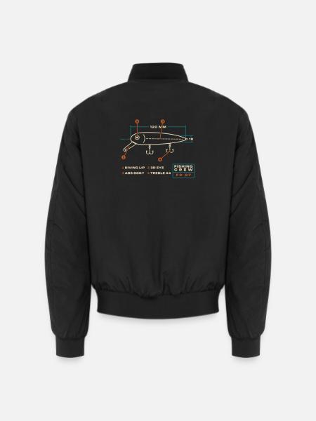 Feldspezifikation - Unisex Bomberjacke - Schwarz