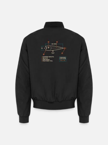 Popper-Spezifikation - Unisex Bomberjacke - Schwarz