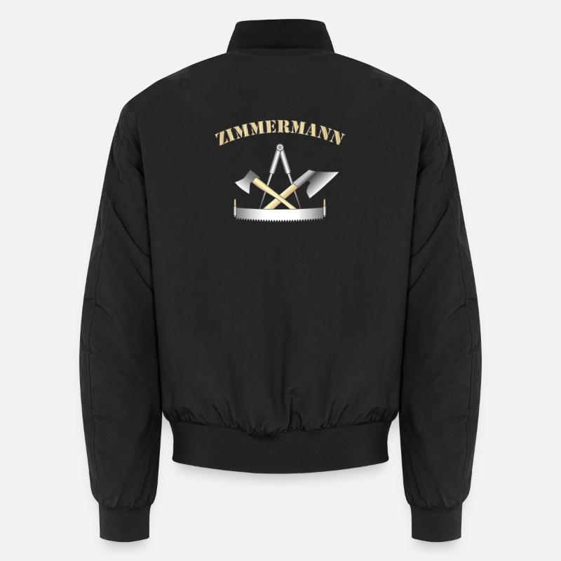 Zunftzeichen Zimmermann Unisex Bomberjacke