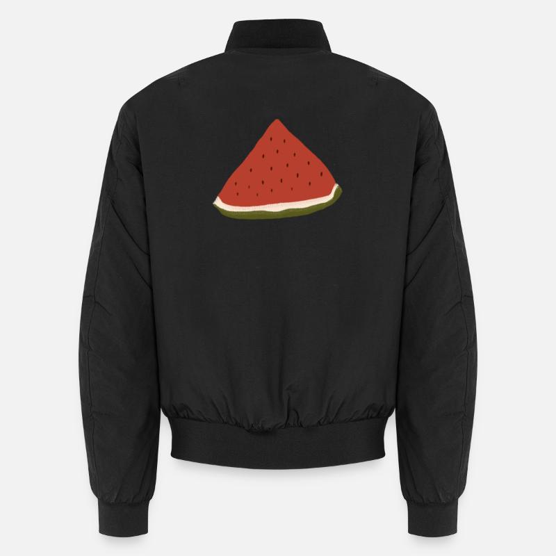 Watermelon, Watermelon, Melon - Unisex Bomber Jacket - black
