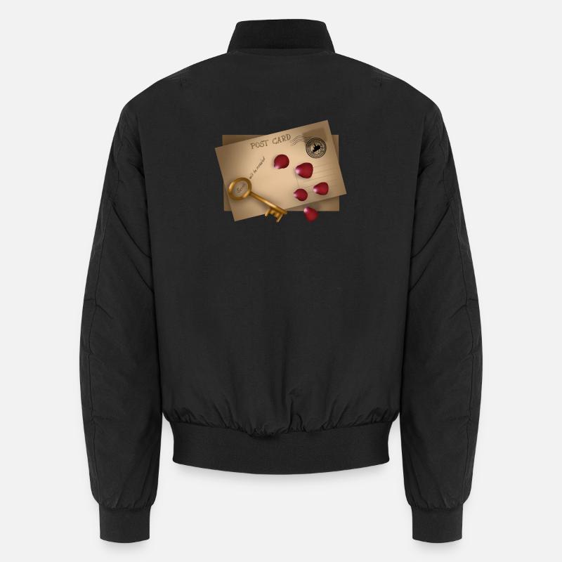 Post Card: Secrets will be released Unisex Bomberjacke