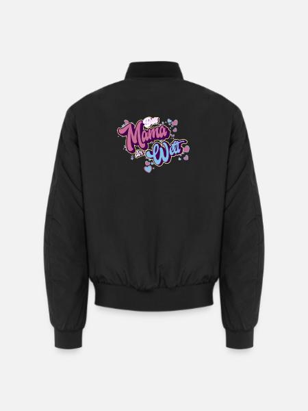Beste Mama Der Welt - Unisex Bomberjacke - Schwarz