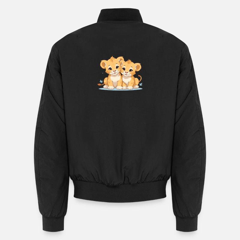 Lionceaux - Bomber unisexe - noir