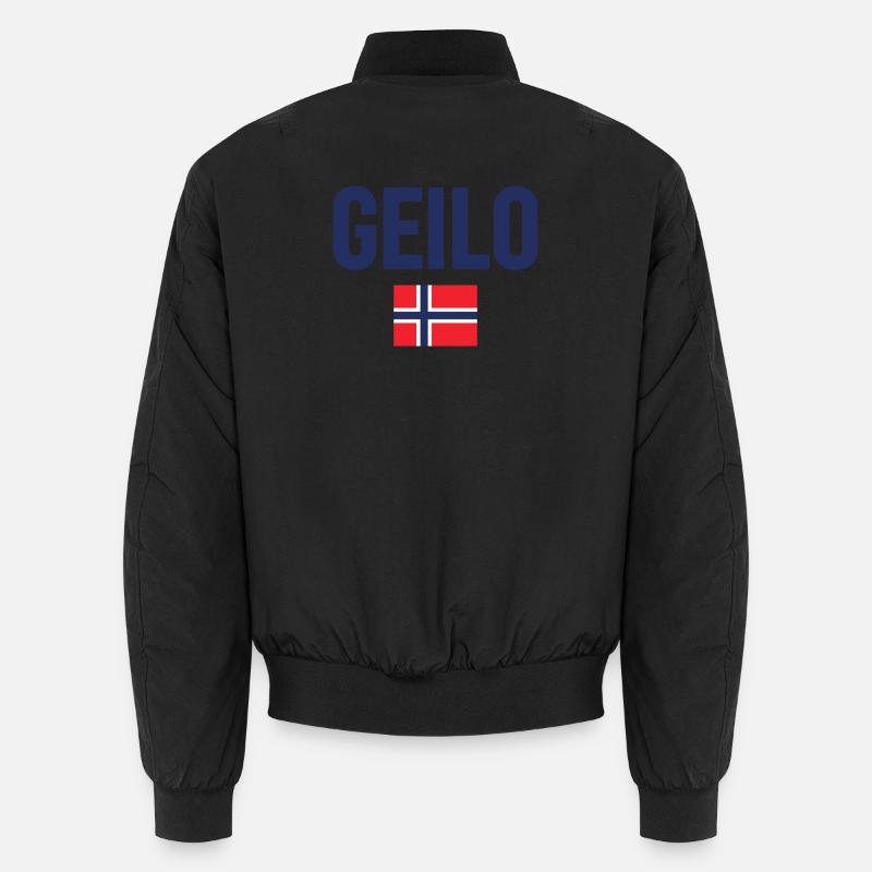 Gelo Conception du drapeau norvégien Bomber unisexe