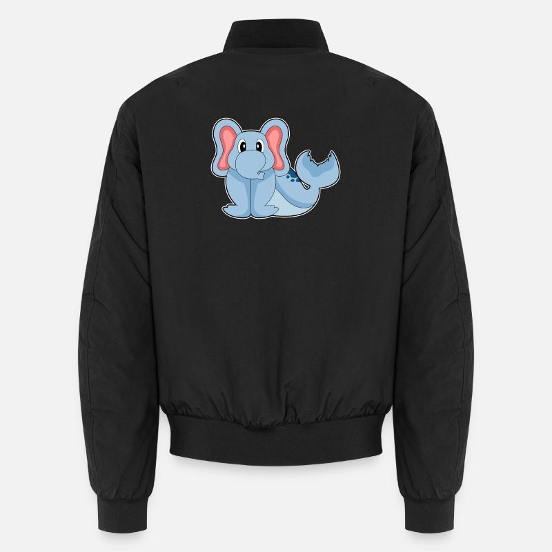 Eléphant de mer - Bomber unisexe - noir