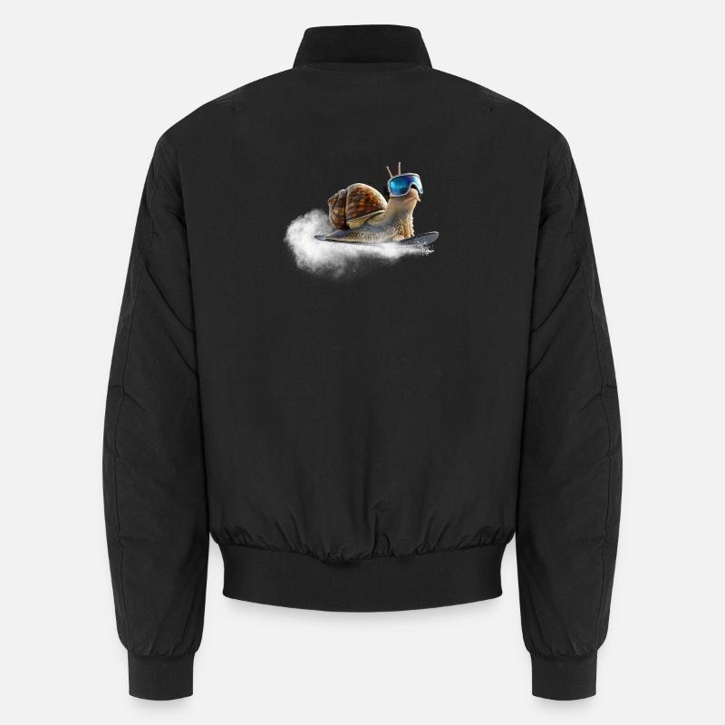 Plus cool que le reste, l’escargot de snowboard. Bomber unisexe