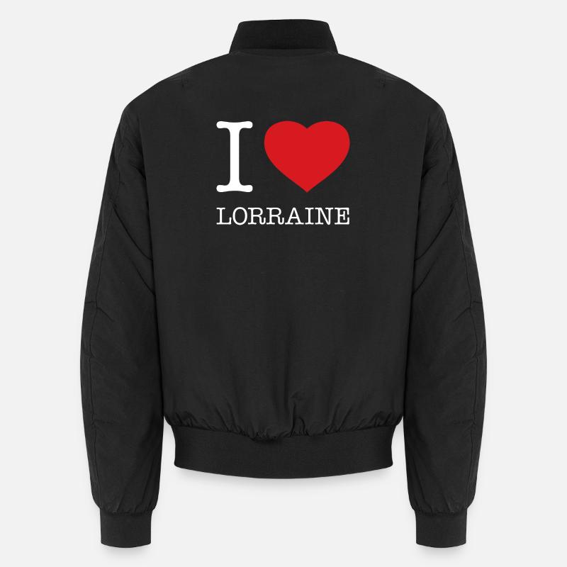 I LOVE LORRAINE Lothringen Unisex Bomber Jacket
