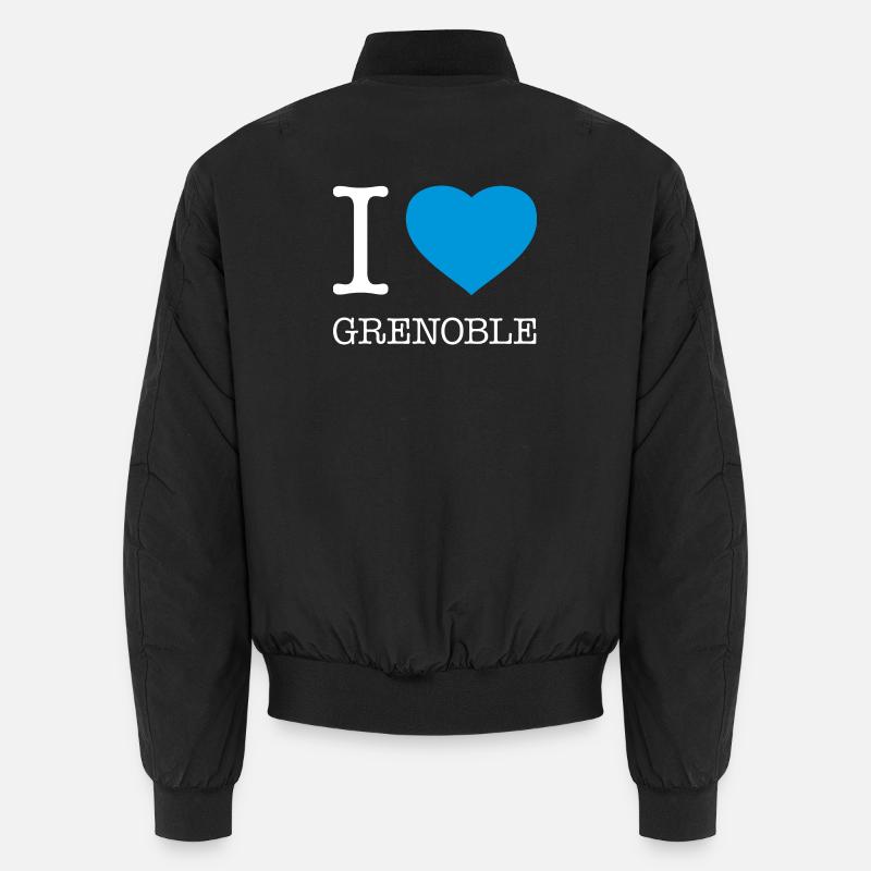 J’ADORE GRENOBLE - Bomber unisexe - noir