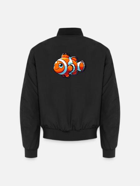 Clownfisch - Unisex Bomberjacke - Schwarz