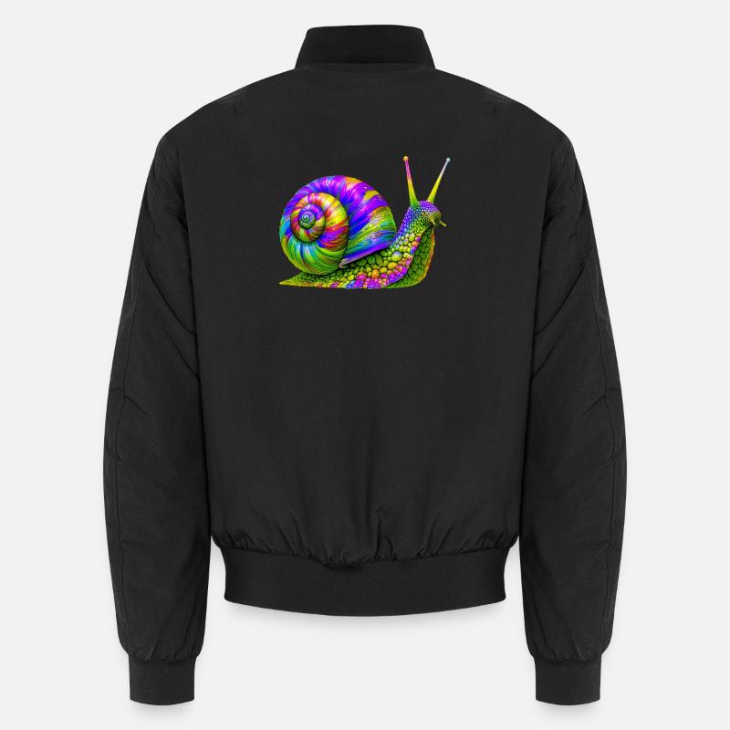Escargot - Bomber unisexe - noir