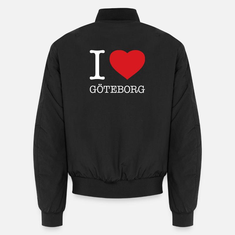 J’ADORE GÖTEBORG - Bomber unisexe - noir