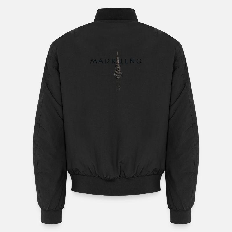 MADRILÈNE - Bomber unisexe - noir