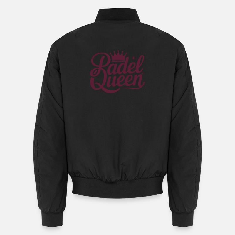 Padel Queen - Unisex Bomber Jacket - black
