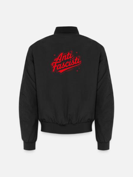 SIAMO TUTTI ANTIFASCHISTISCH! 🏴 - Unisex Bomberjacke - Schwarz