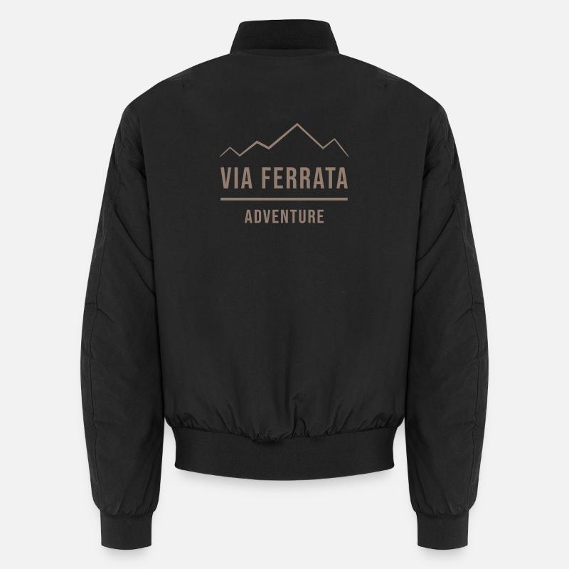 Abenteuer Klettersteig Unisex Bomberjacke