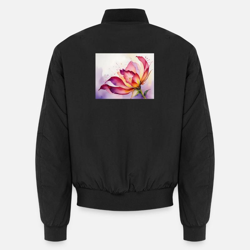 Water-coloured blossoms Unisex Bomber Jacket