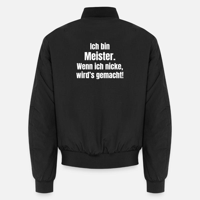 I'm a master – when I nod, it's done Unisex Bomber Jacket