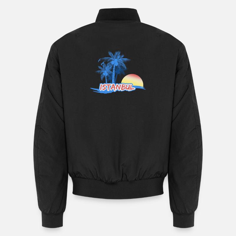 Istanbul Beach - Unisex Bomber Jacket - black