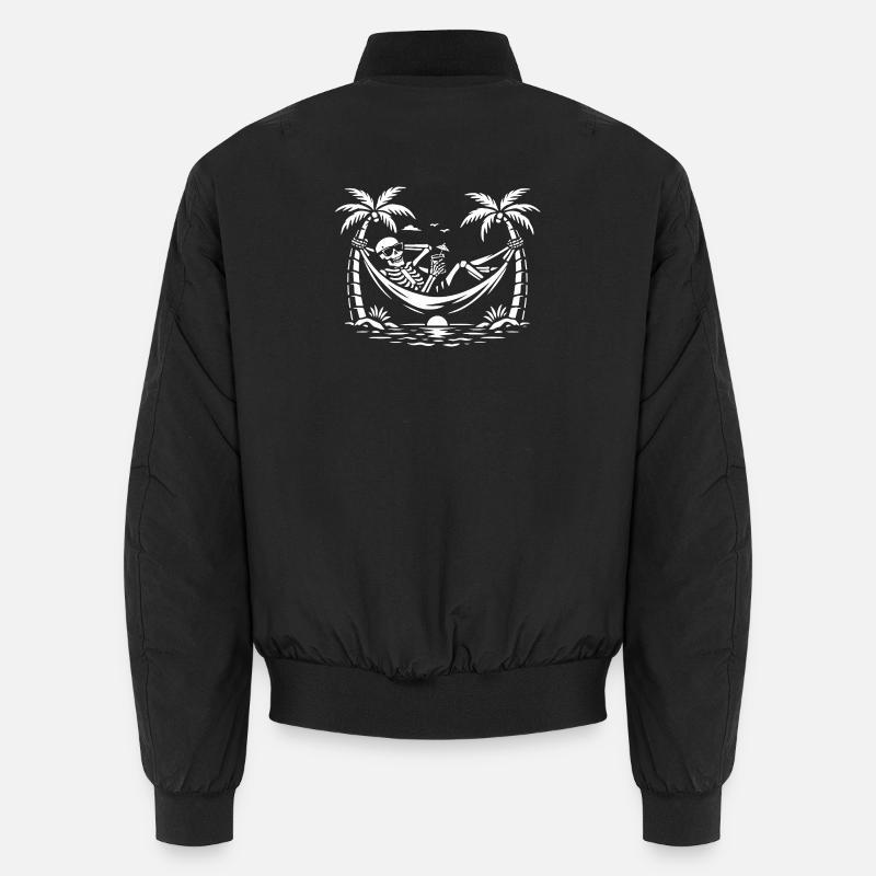 Paradis du Hamac Squelette Bomber unisexe