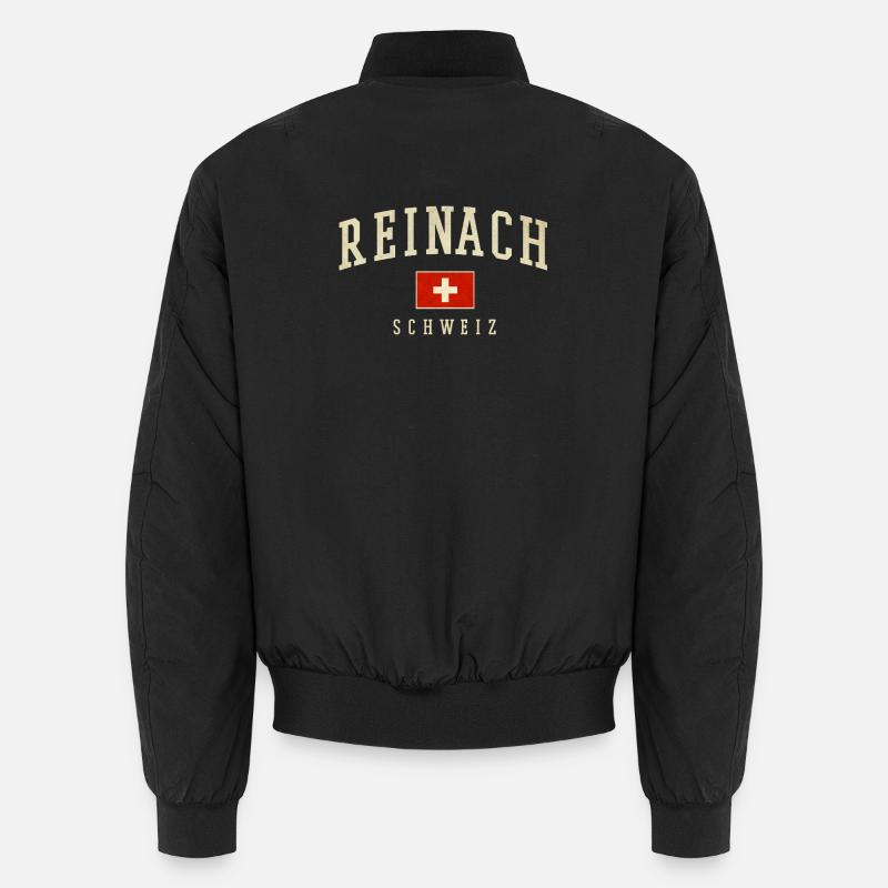 Reinach Schweiz Emblem Logo Unisex Bomberjacke