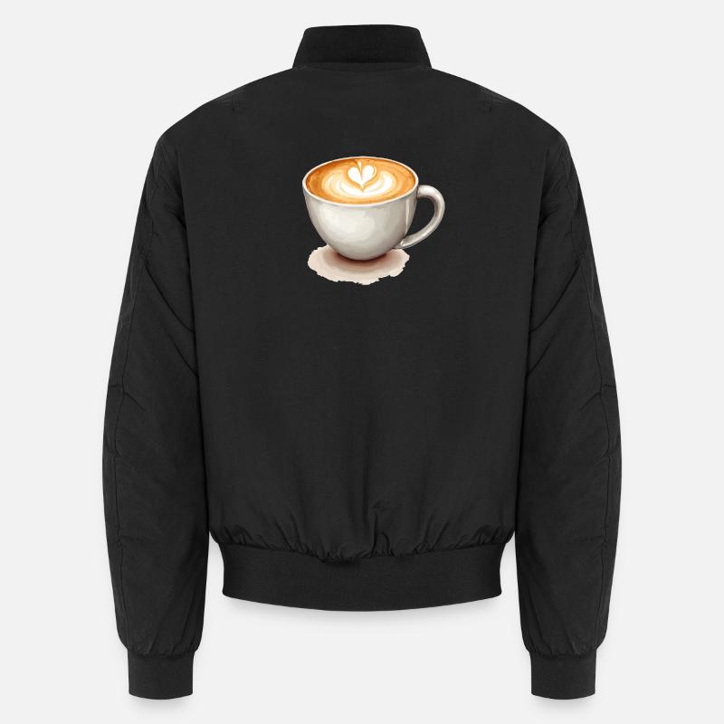 Kaffee Cappuccino  Unisex Bomberjacke