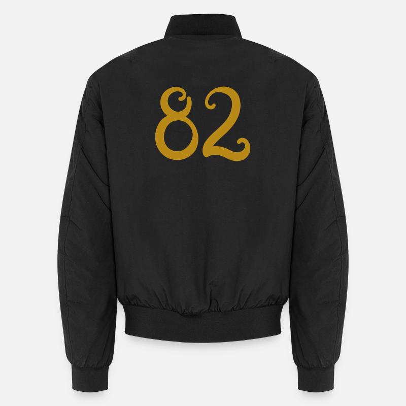 82 - Unisex Bomberjacke - Schwarz