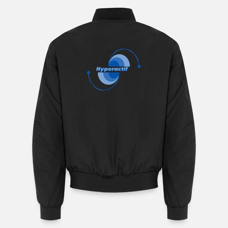 Hyperactif  - Bomber unisexe - noir