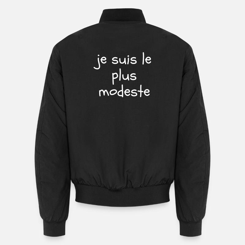 Je suis le plus modeste Bomber unisexe