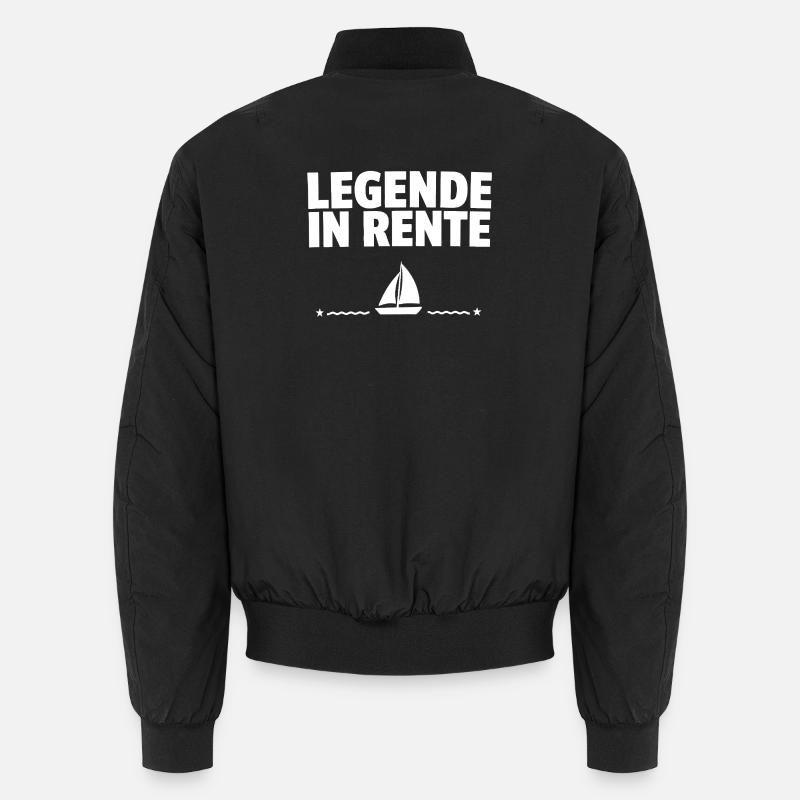 Finally pension free - Unisex Bomber Jacket - black