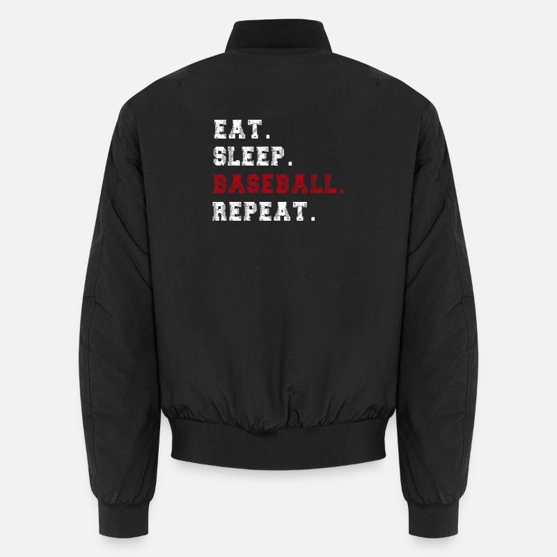 Baseball - Unisex Bomberjacke - Schwarz