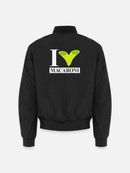 J’adore les macaronis - Bomber unisexe - noir
