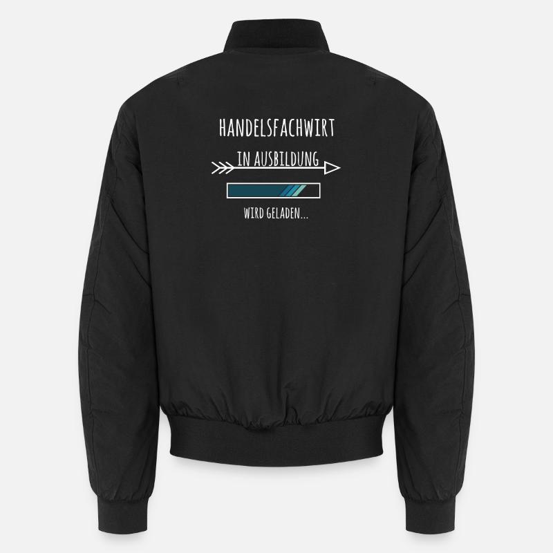 Handelsfachwirt Ausbildung Beruf Geschenk - Unisex Bomberjacke - Schwarz