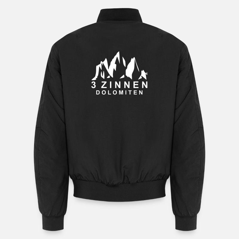 Drei Zinnen Dolomiten Unisex Bomberjacke