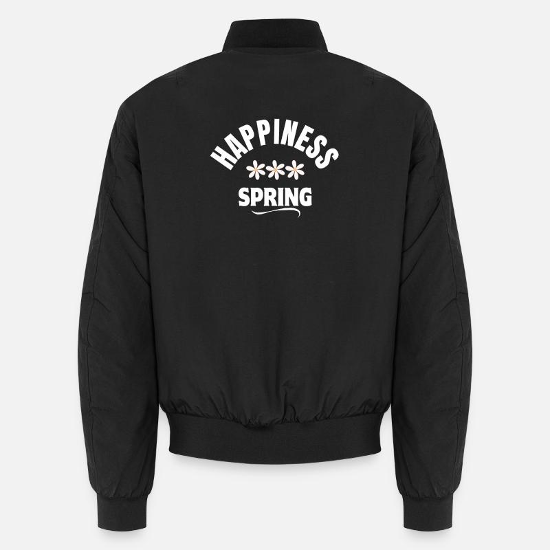 Frühling, Glück, Glück Unisex Bomberjacke