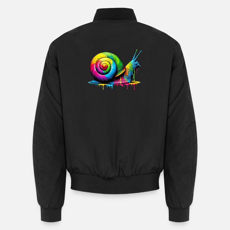 Escargot - Bomber unisexe - noir