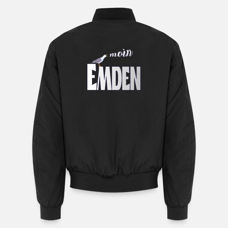 Emden Möwe & Moin Design Unisex Bomberjacke