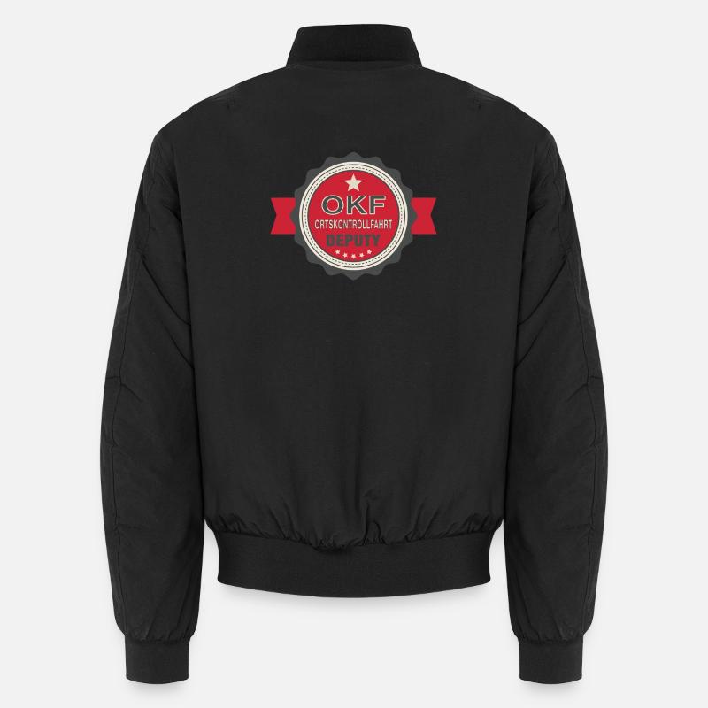 OKF – Ortskontrollfahrt Deputy - Unisex Bomberjacke - Schwarz