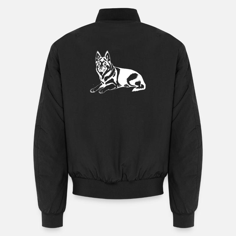 Schäferhund - Unisex Bomberjacke - Schwarz