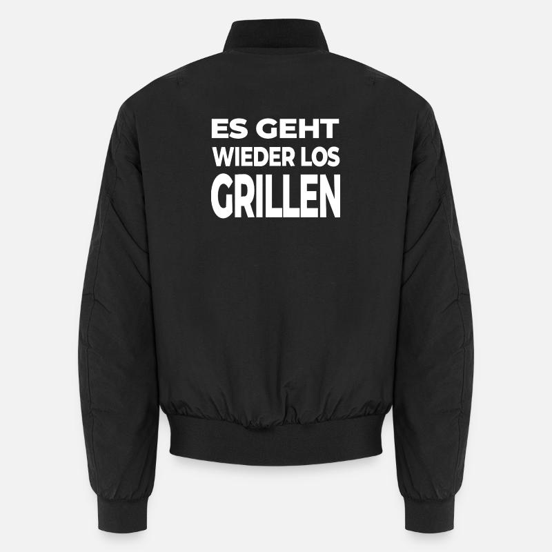 Griller - Bomber unisexe - noir