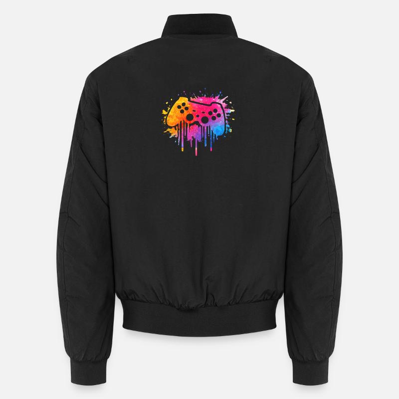 Gaming - Unisex Bomber Jacket - black