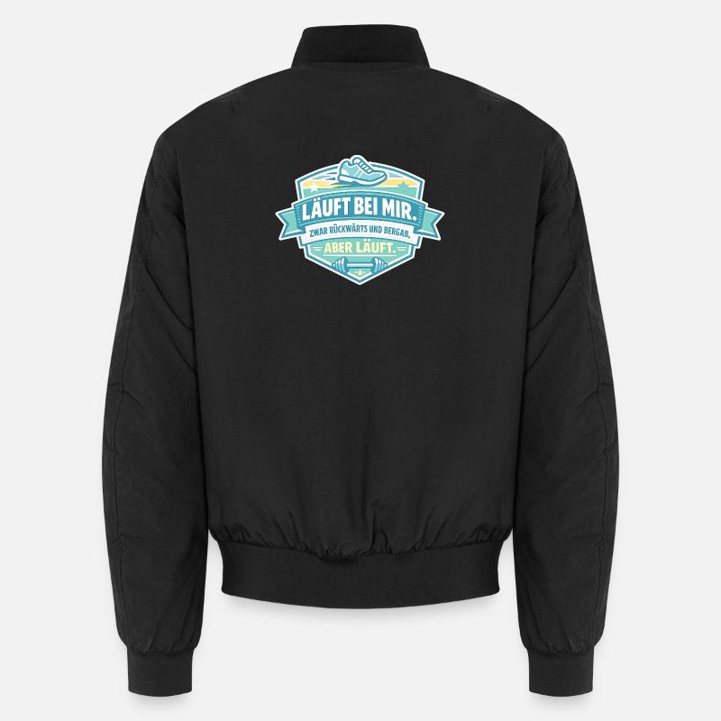 Runs backwards for me Unisex Bomber Jacket