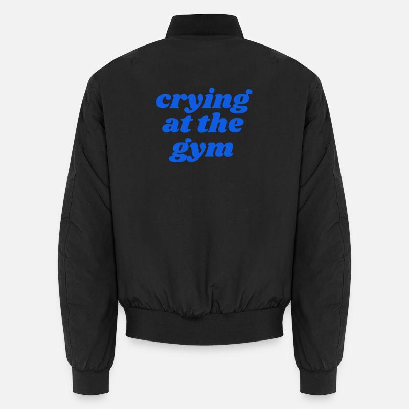 crying at the gym Unisex Bomberjacke