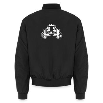 spiral tribe - Bomber unisexe - noir - Dos - AI Model Male 185 light (185cm)