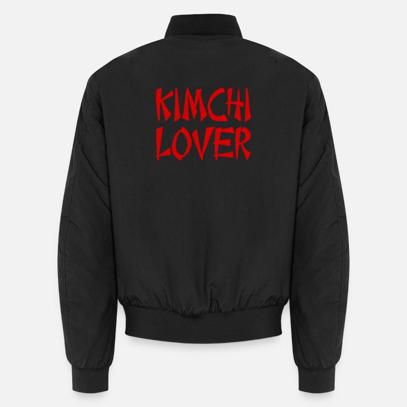 KIMCHI LOVER Korea - Unisex Bomberjacke - Schwarz